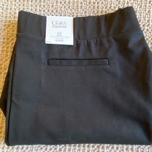 Croft & Barrow black ankle pants  XL Petite